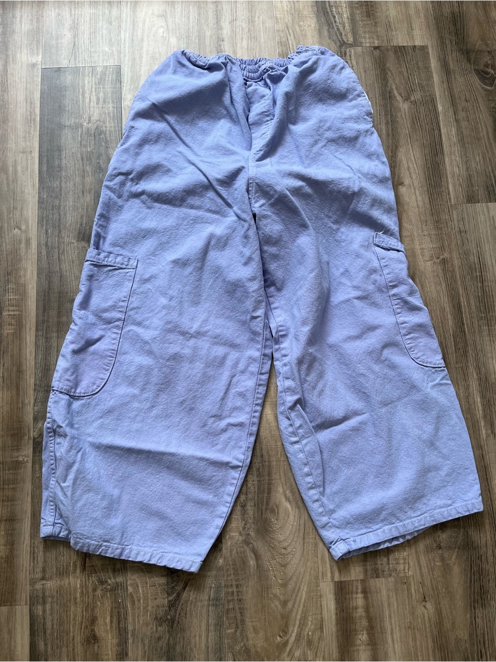 Meals Women’s Lavender Wide-Leg Cargo Jeans